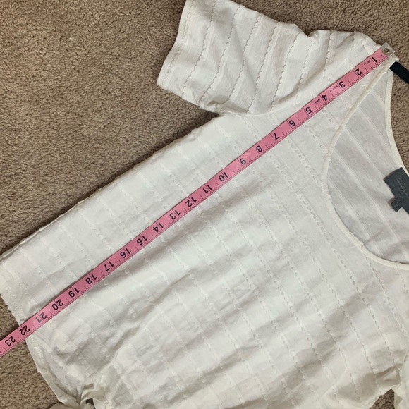 Anthropologie Sunday in Brooklyn knot tie crop top - Picture 3 of 9